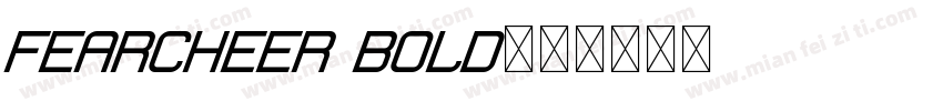 Fearcheer Bold字体转换